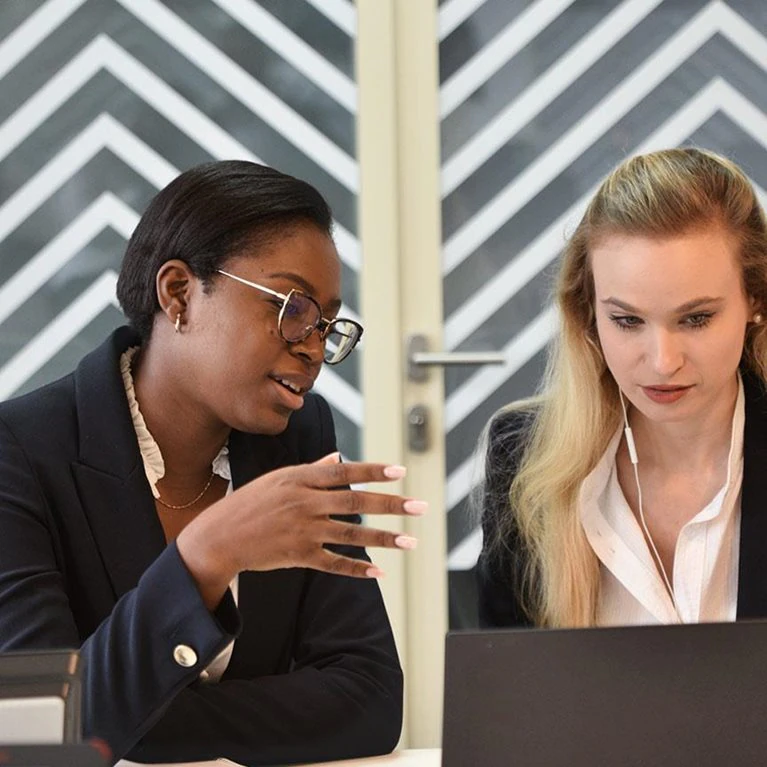 Finance Fitness advisors collaborating with a client